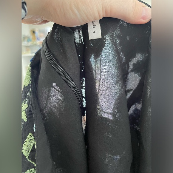 BCBGeneration Floral Embroidered Mesh Midi Skirt - Size 4 0367 - Picture 7 of 10